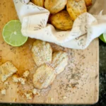 Little Lemon Lime Chia Seed Madeleines - Gluten free soft and buttery