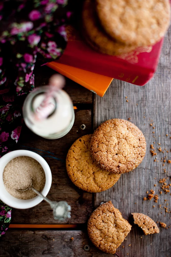 Peanut Butter biscuits - Crisp, nutty, delicious, gluten free