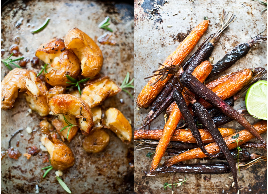 Roasted Carrot, Potato and Quinoa Side Salad