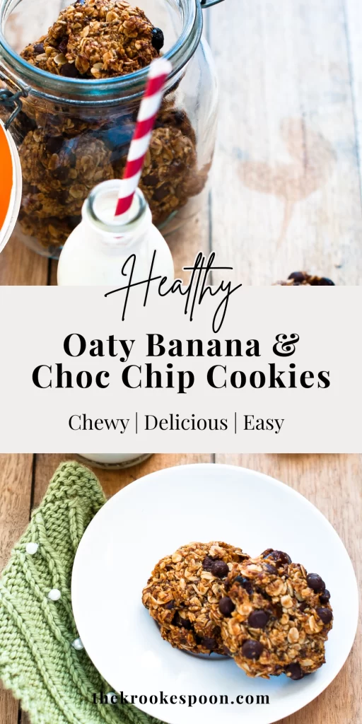 oaty banana & choc chip breakfast cookie