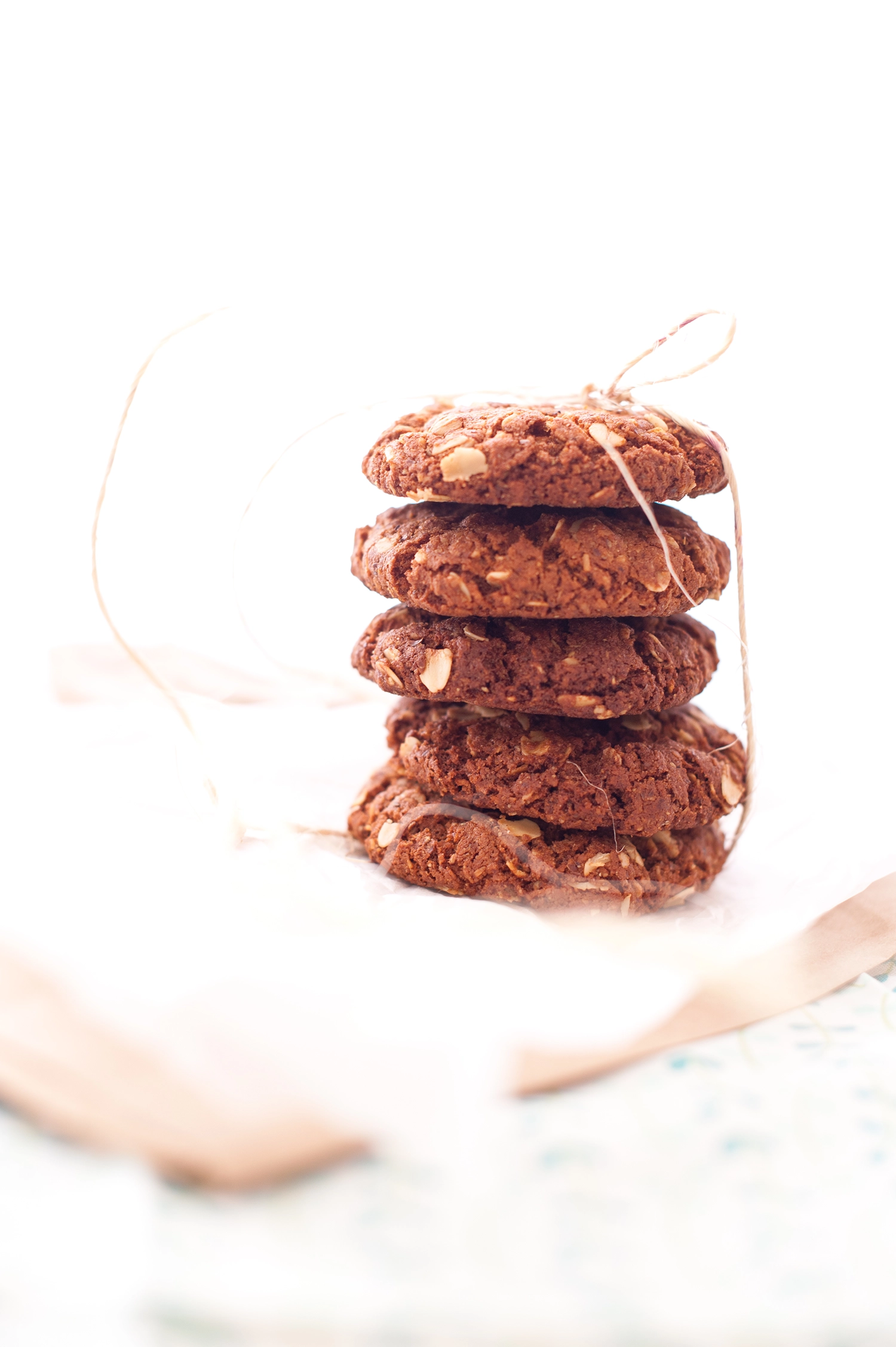 stack of ANZAC biscuits