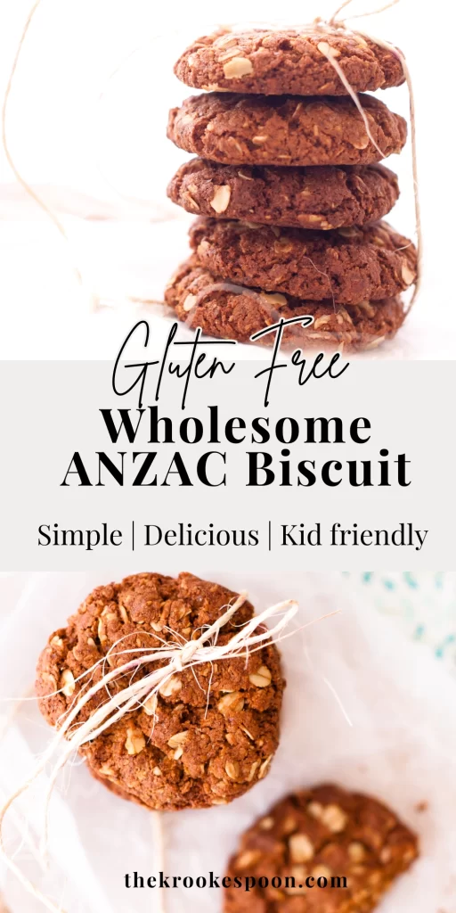 wholesome ANZAC biscuit