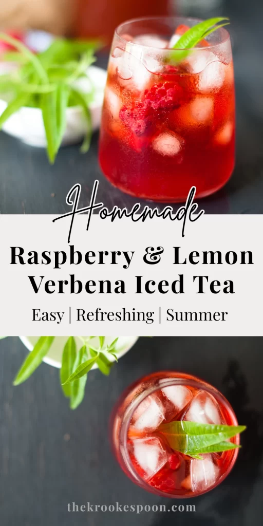 Raspberry Lemon Verbena Iced Tea Recipe