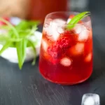 Raspberry and Lemon Verbena Iced Tea
