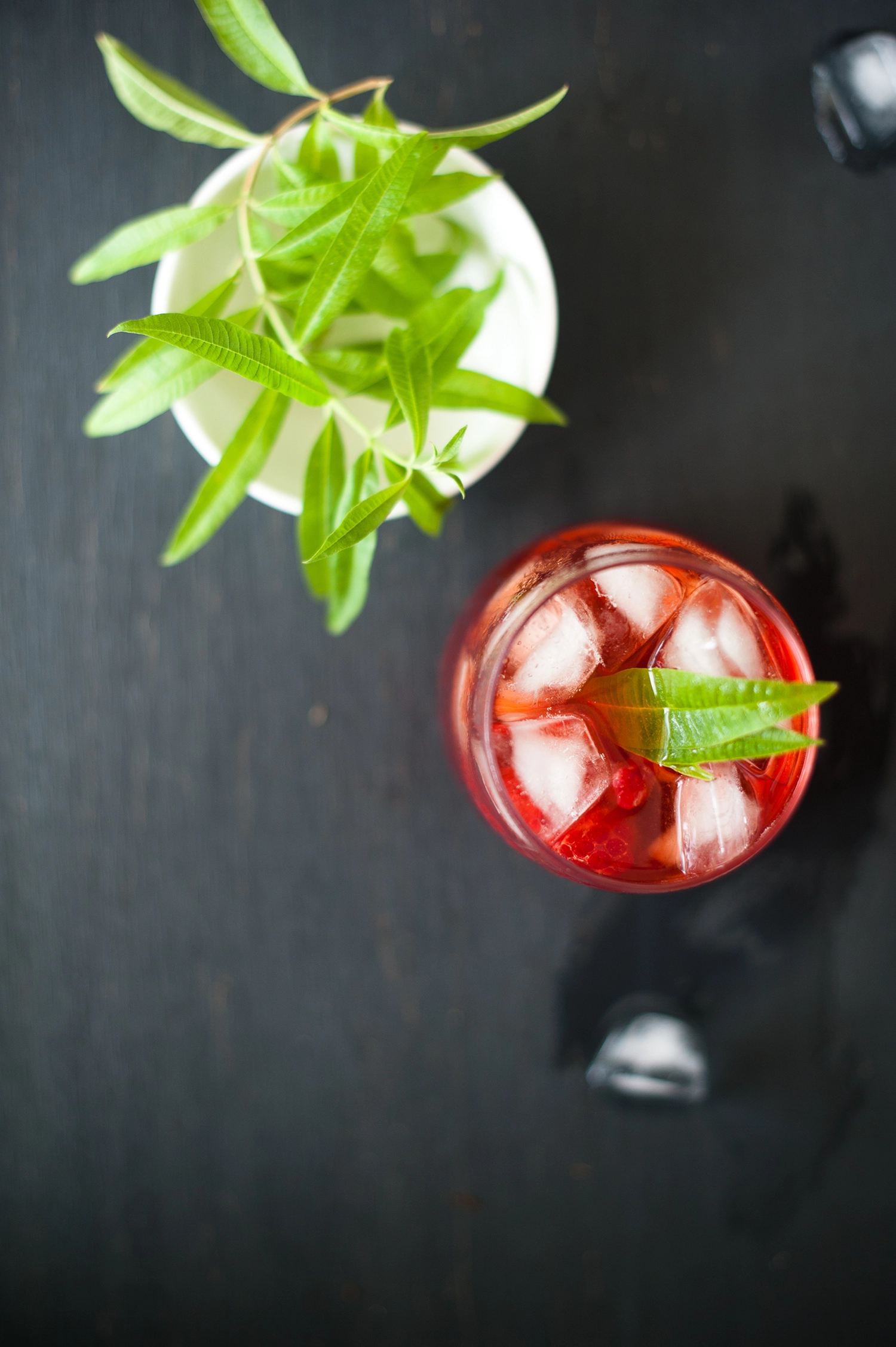 Refreshing raspberry & lemon verbena iced tea. Naturally gluten free, easy to make, perfect for summer heat. Brew, chill, serve over ice.