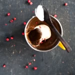 Indulgent Caramello Pot de Creme — a rich, creamy no-bake caramel chocolate custard that’s perfect for entertaining. Make ahead, chill and serve.