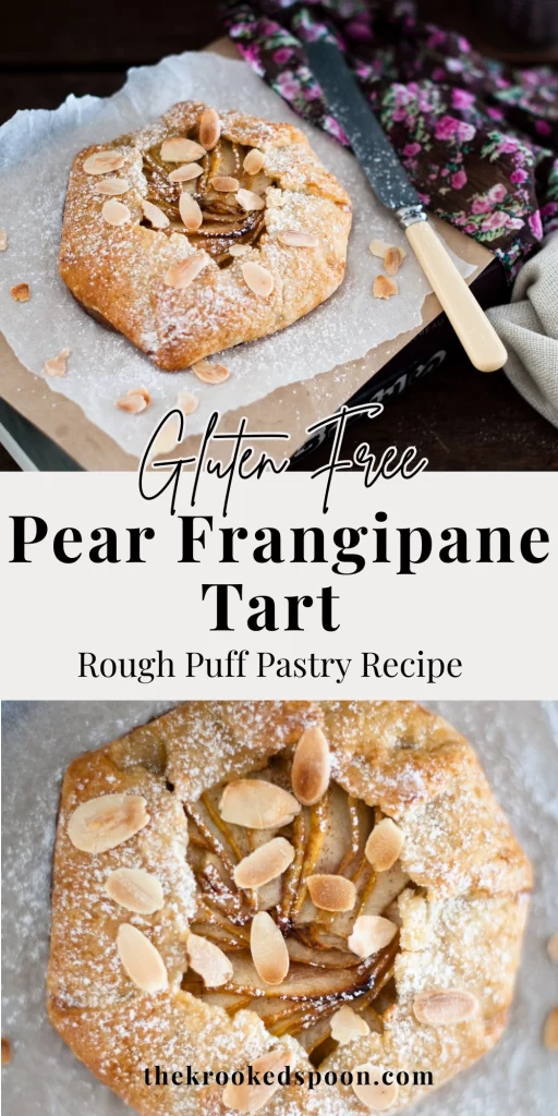 Gluten Free Pear & Almond Frangipane Freeform Tart