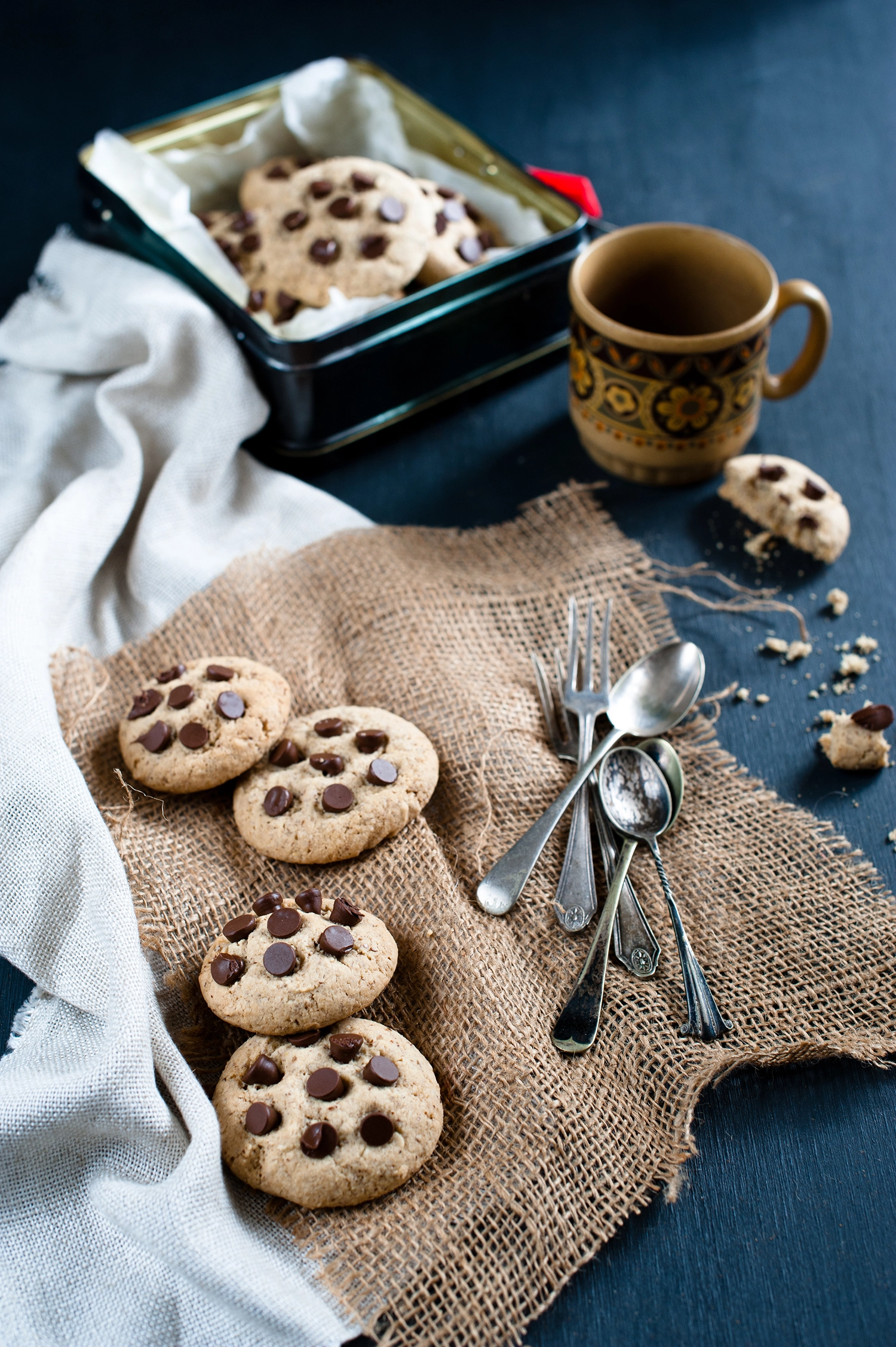 These Gluten Free Choc Chip Topped Biscuits are soft-centred, lightly crisp and perfect for lunch boxes, quick snacks or a cosy afternoon tea. Nut free and kid-approved, they’re an easy one-bowl bake boosted with linseed meal and topped with melty chocolate. A simple, delicious recipe you’ll make again and again. Try them this week and save this recipe for your next bake!