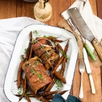 Slow-roasted lamb breast with Moroccan quinoa stuffing — crispy skin, tender meat and fragrant spices. Affordable, rich and perfect for weekend feasts.