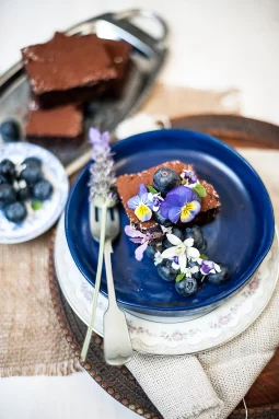 Healthy sweet potato brownies that are gluten free, dairy free and nut free. A simple, lunchbox-friendly recipe with rich chocolate flavour.
