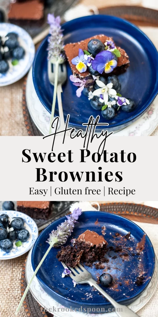 Healthy sweet potato brownies that are gluten free, dairy free and nut free. A simple, lunchbox-friendly recipe with rich chocolate flavour.