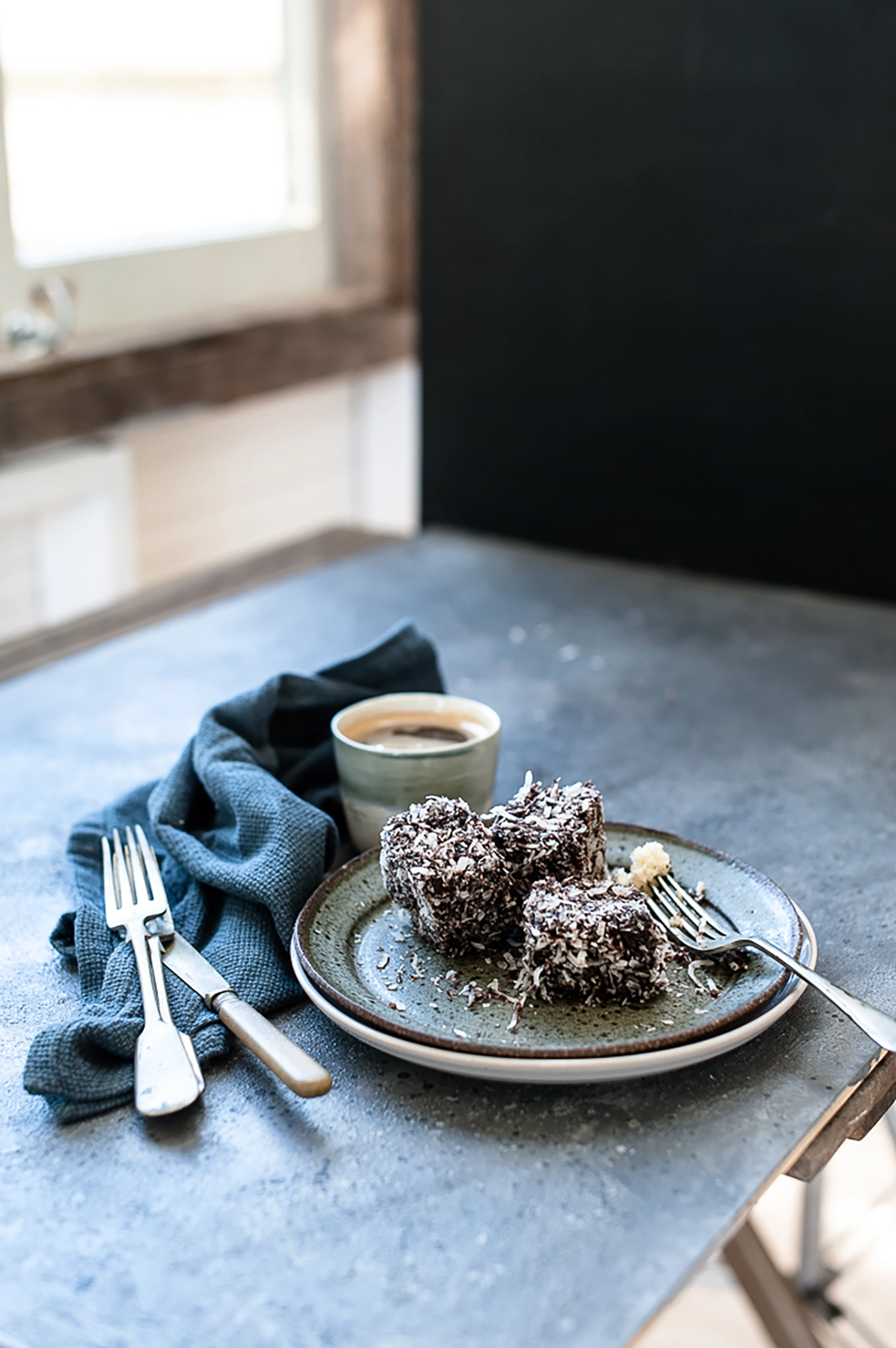Classic chocolate lamingtons made gluten free and dairy free. Light genoise sponge dipped in rich chocolate glaze and coated in coconut — perfect for Australia Day or afternoon tea.