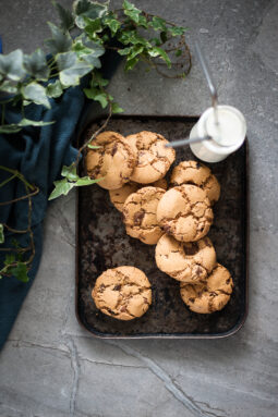Chewy chocolate chip cookie biscuits - gluten free