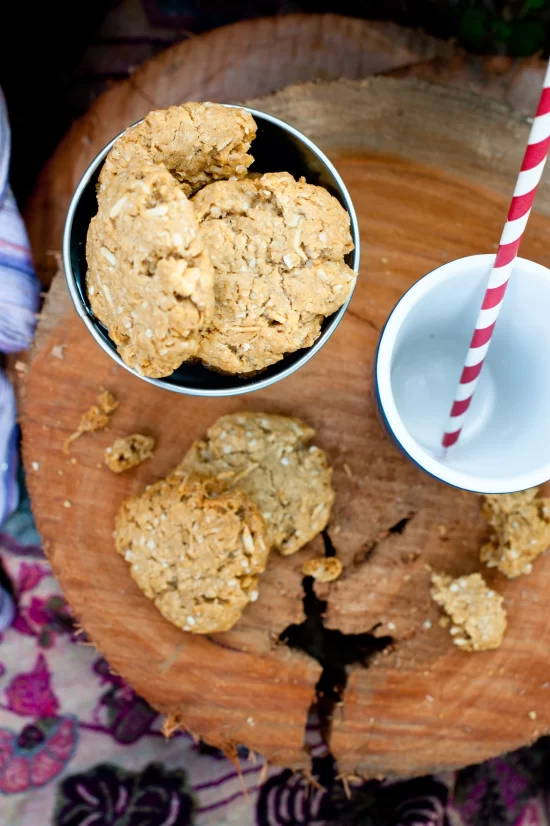 Ginger and Quinoa ANZAC Biscuit Cookie