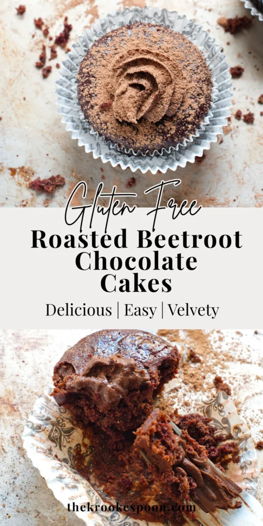 little beetroot chocolate cakes - gluten free