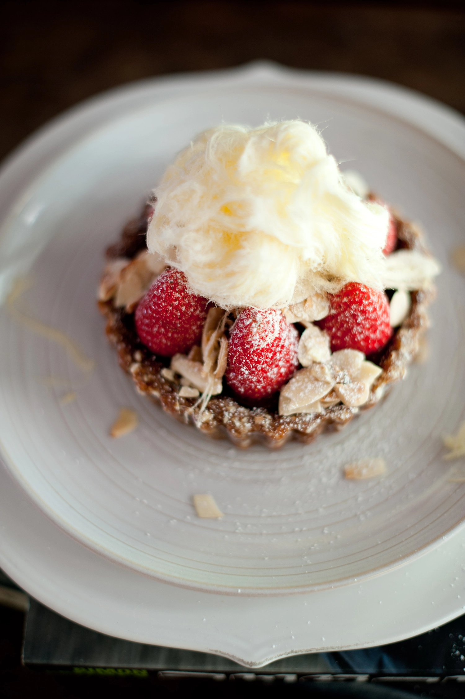 Dairy Free Chocolate strawberry tart - With avocado! Vegan