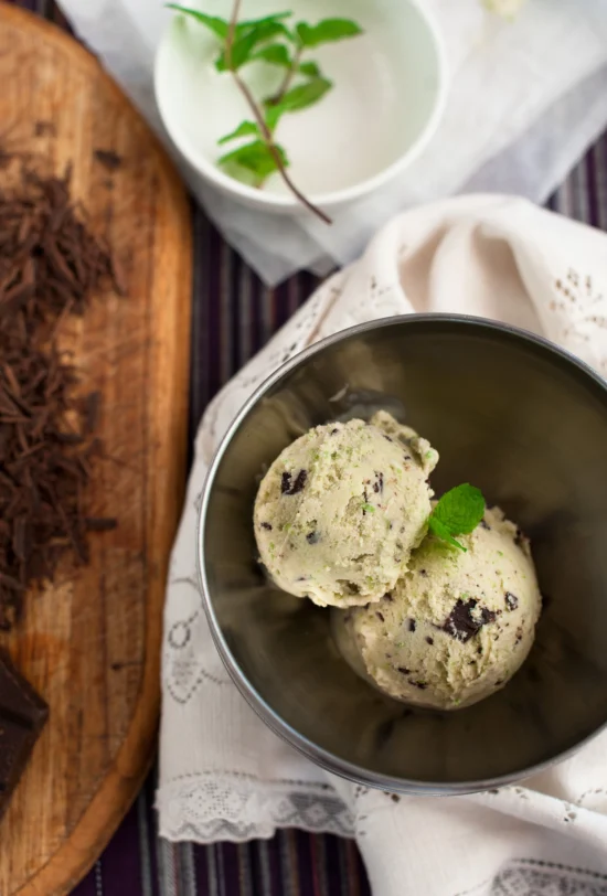 Mint Choc Chip Ice Cream with a sneaky twist