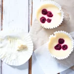 mini raspberry cheesecakes