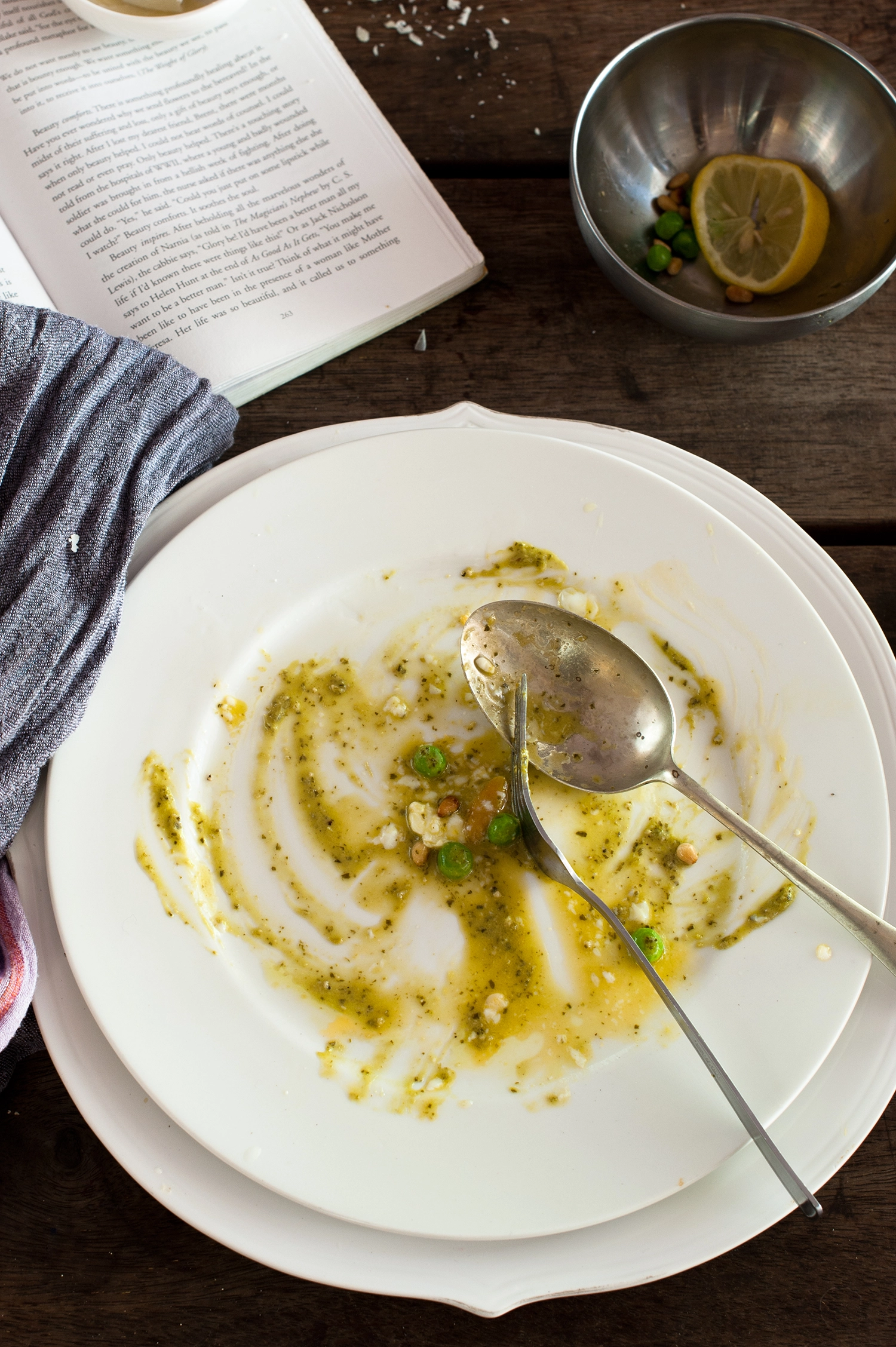 Easy gluten-free sweet potato gnocchi with veggies, pine nuts, and poached egg — comfort in a bowl.