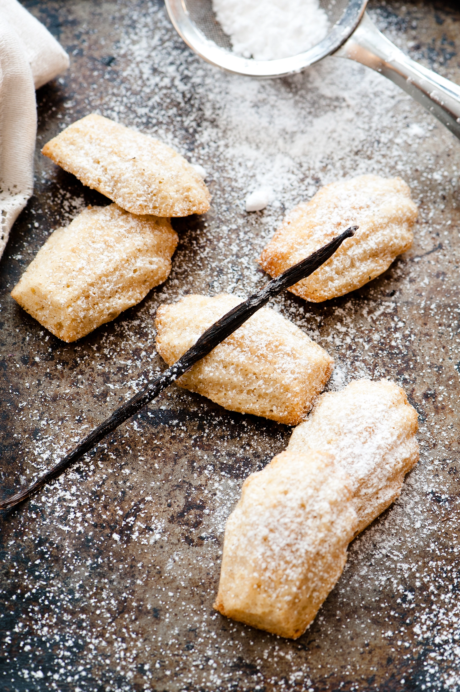 Burnt butter and vanilla bean madeleines