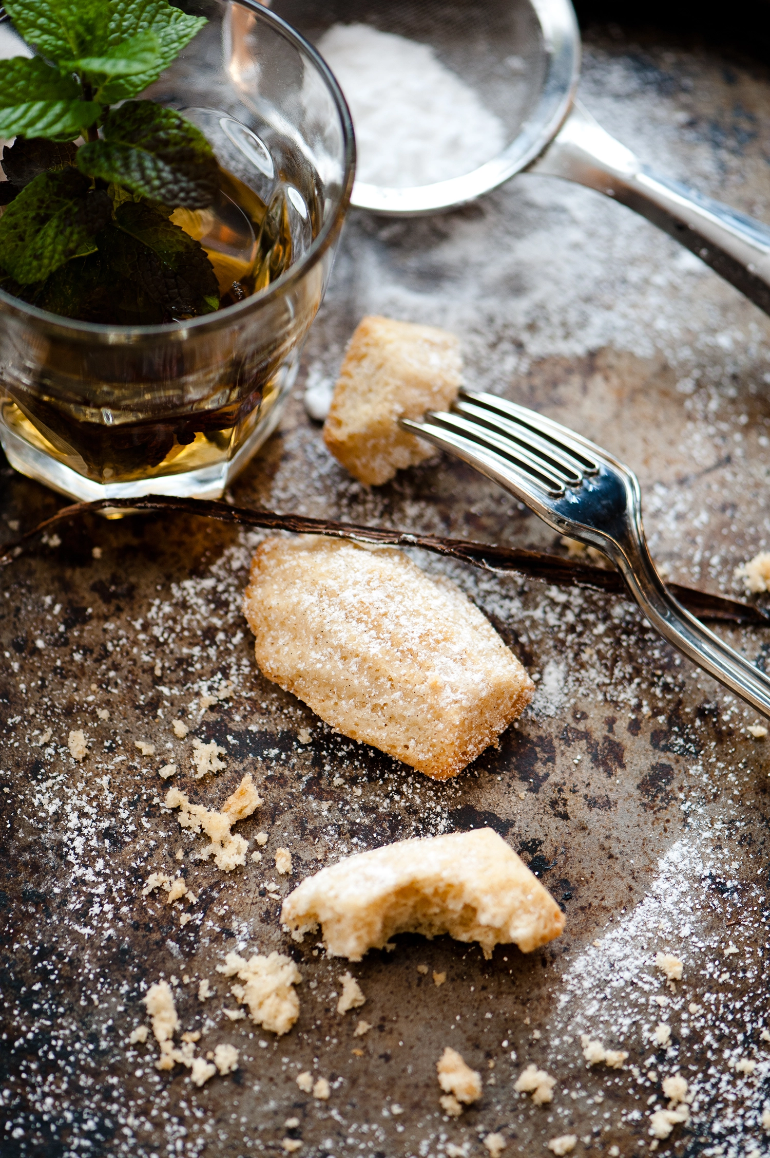 Burnt butter and vanilla bean madeleines