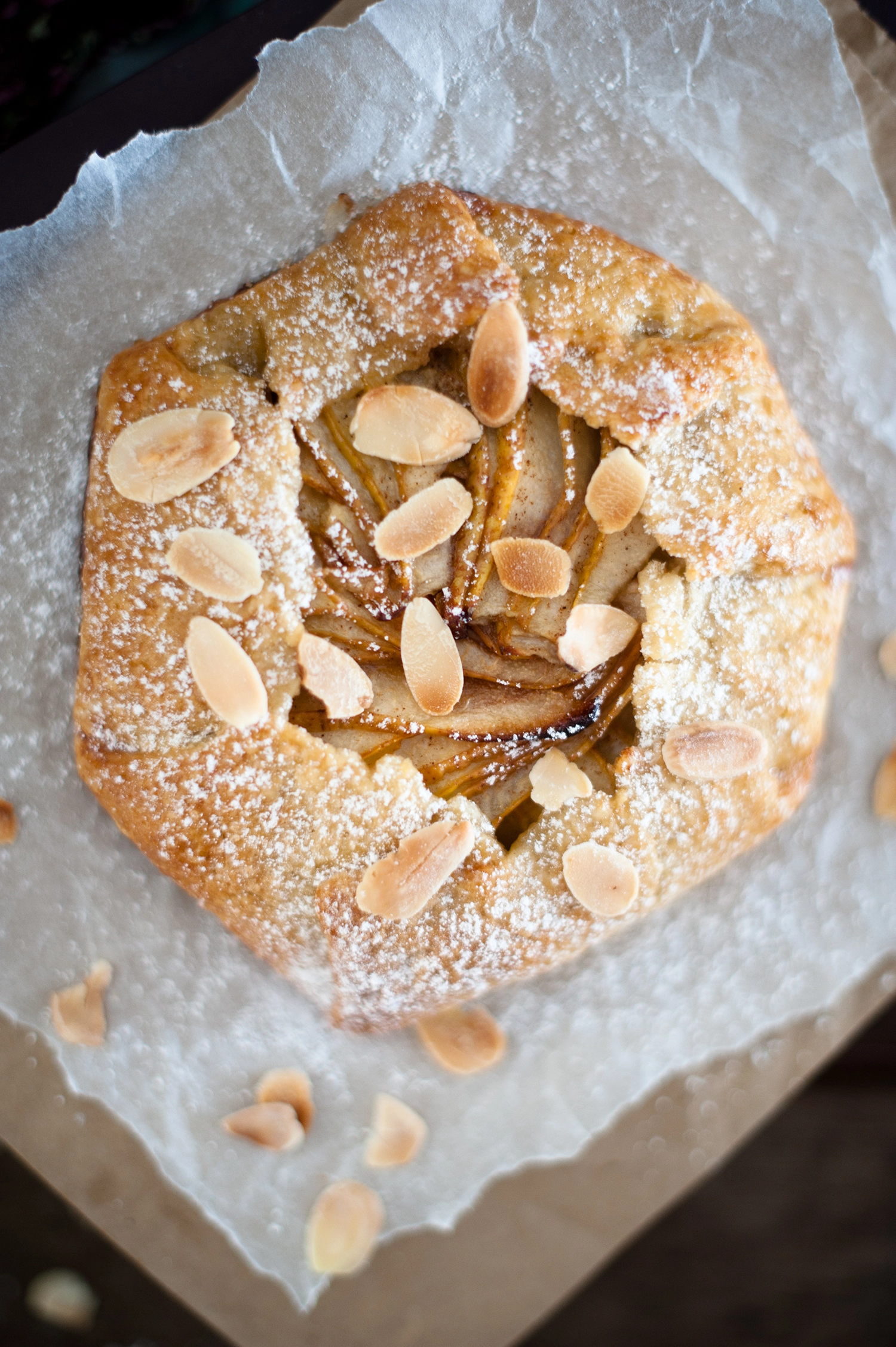 Gluten free Pear and Frangipane Tart