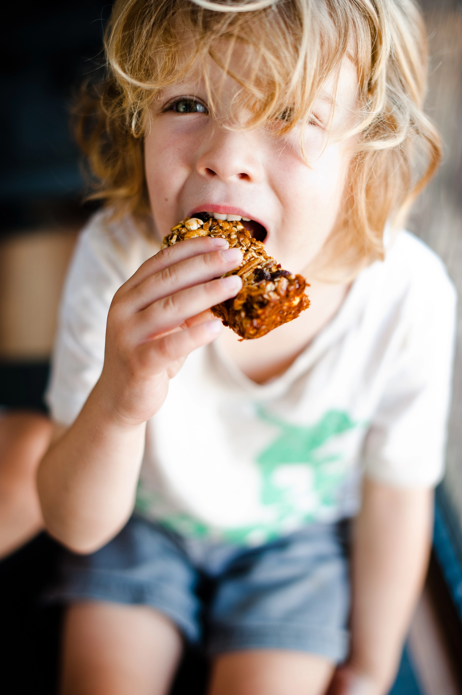 Lime and cinnamon Muesli Bars. Gluten free, Nut free, Refined sugar free. Kid Friendly.