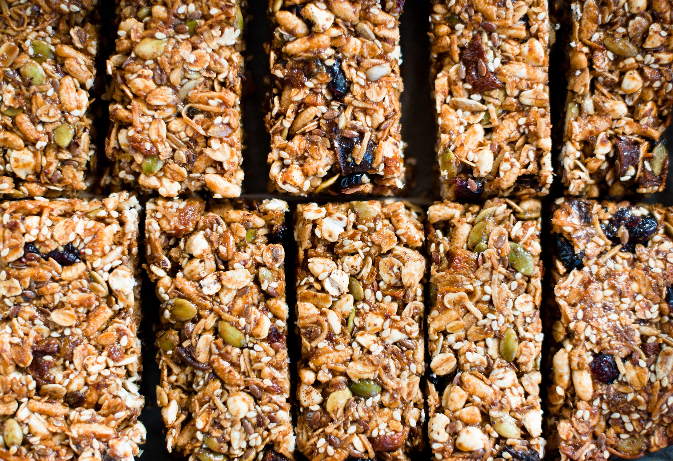 Lime and cinnamon Muesli Bars. Gluten free, Nut free, Refined sugar free. Kid Friendly.