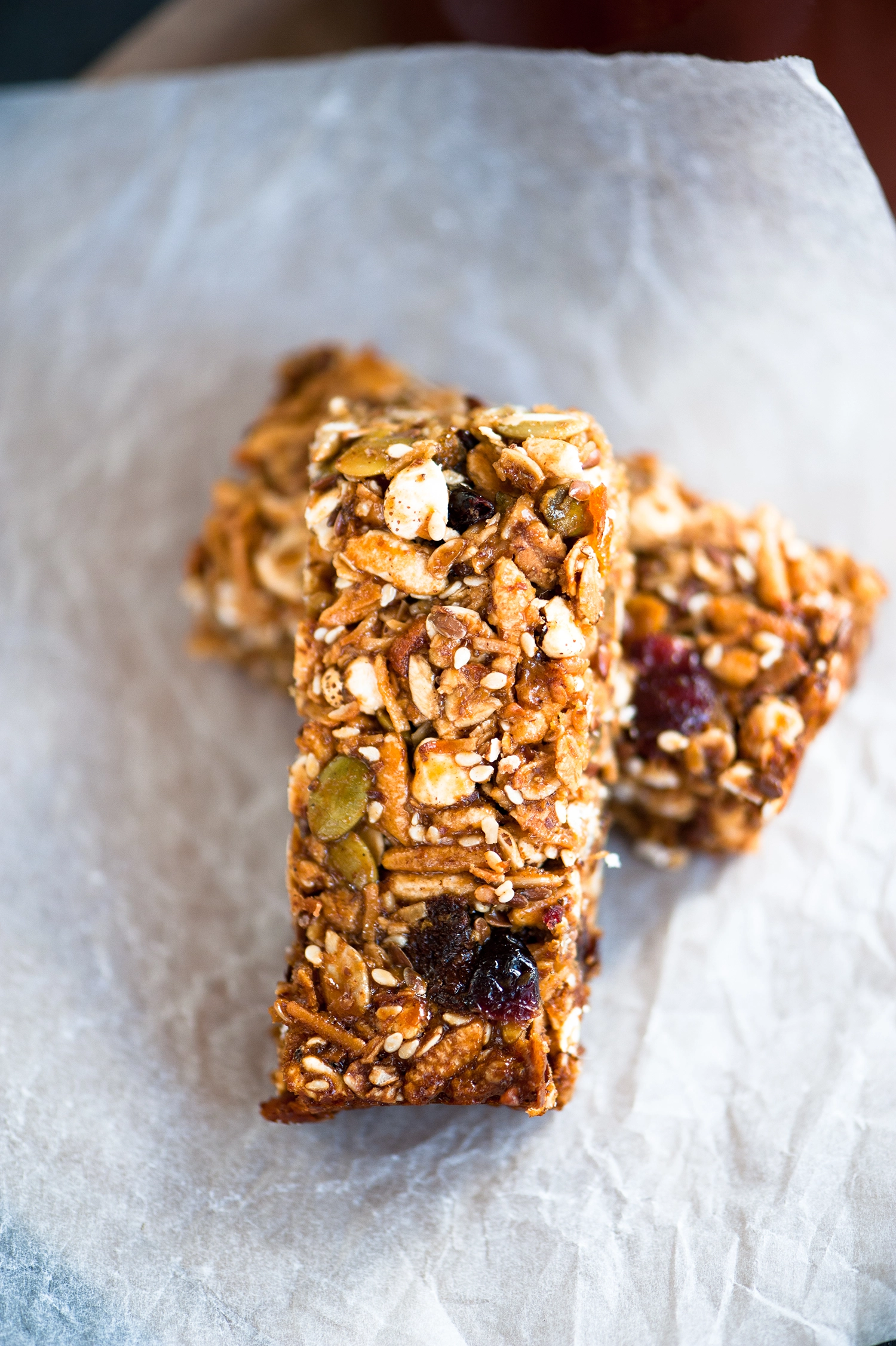 Lime and cinnamon Muesli Bars. Gluten free, Nut free, Refined sugar free. Kid Friendly.